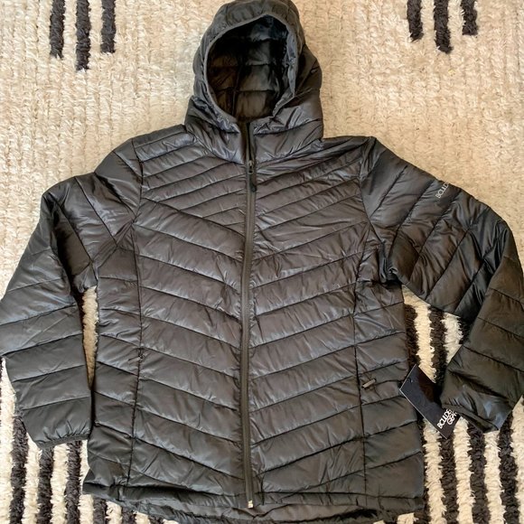 BOULDER GEAR Womens D-Lite Hooded Puffer Jacket Packable 2746R - Grey NWOT - Picture 1 of 5